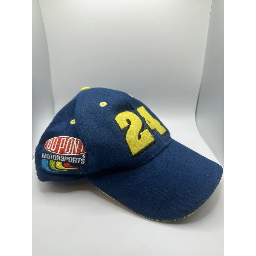Vintage Jeff Gordon #2 Hat Winners Circle Dupont Motorsports  Strapback Blue Cap